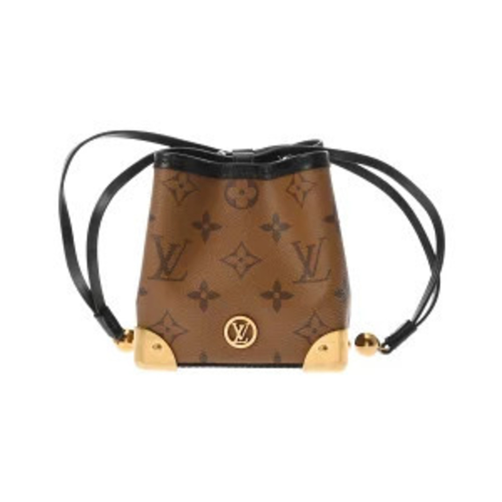 Louis Vuitton Monogram Reverse Noe Brown Canvas Shoulder Bag